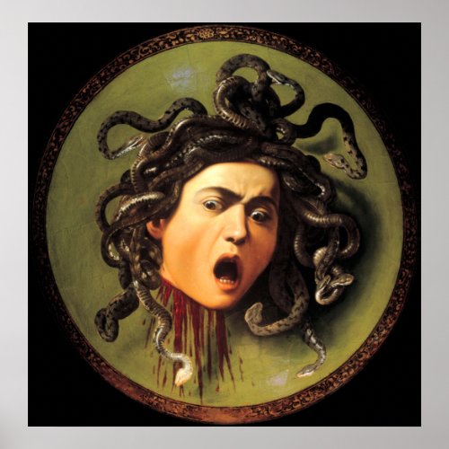 Medusa Caravaggio Poster