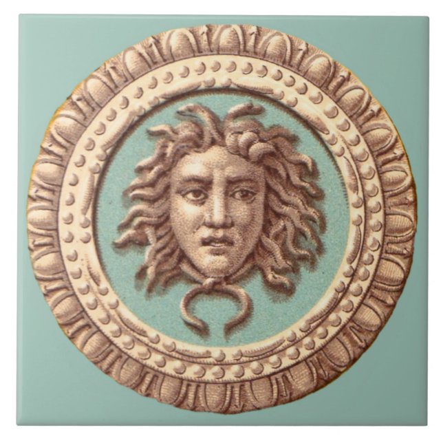 Medusa Ceramic Tile (Front)