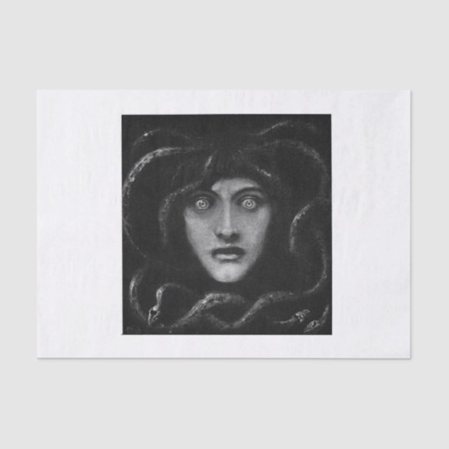 Medusa decoupage tissue paper (Front)