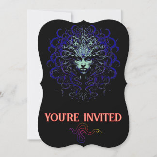 Medusa Divorce Party Invite