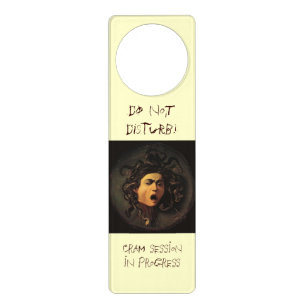 Medusa Do NOT Disturb! Cram session in progress Door Hanger