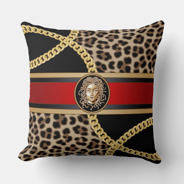 Medusa Eyes Throw Pillows (Front)