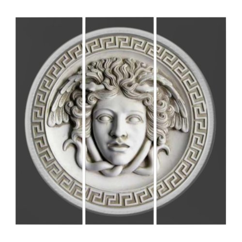 Medusa From the Rondanini  Sculpture of Perseus Triptych