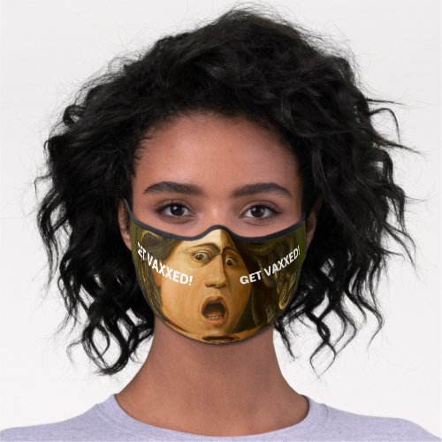 Medusa Get Vaxxed Premium Face Mask