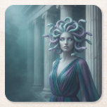 Medusa Gift Bag Square Paper Coaster