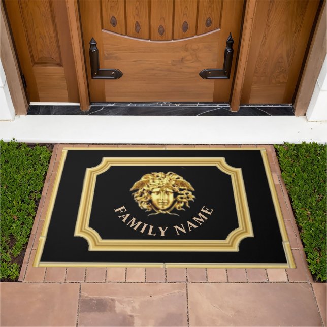 Medusa Golden Personalized  Doormat (Outdoor)