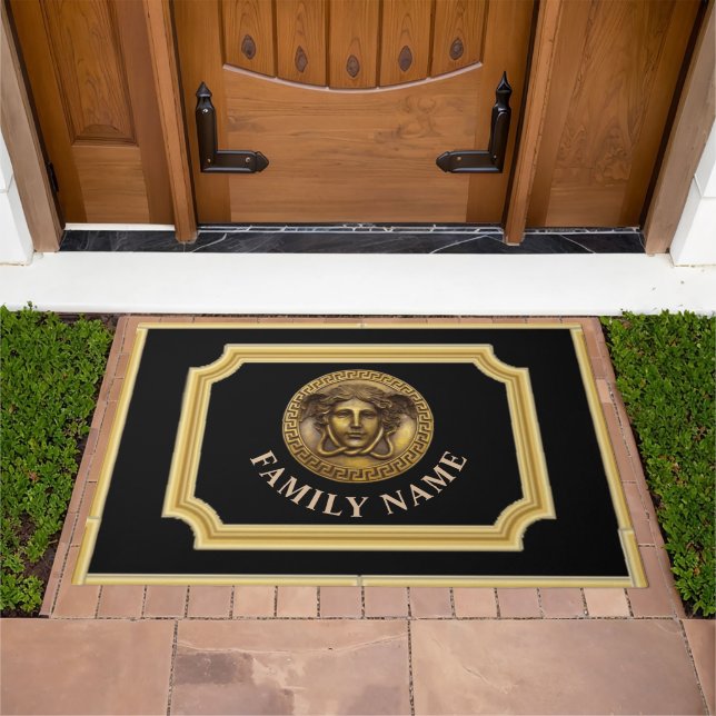 Medusa Golden Personalized  Doormat (Outdoor)
