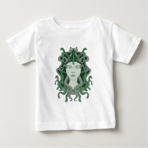 Medusa Gorgo Snake Gorgon Monster Greek Mythology Baby T-Shirt
