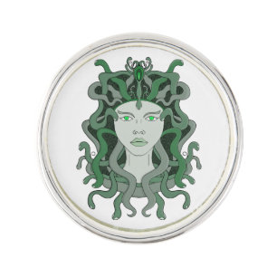Medusa Gorgo Snake Gorgon Monster Greek Mythology Lapel Pin