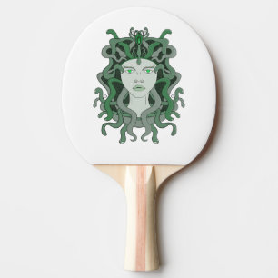 Medusa Gorgo Snake Gorgon Monster Greek Mythology Ping Pong Paddle