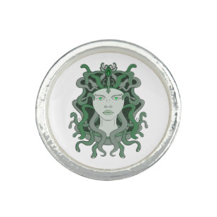 Medusa Gorgo Snake Gorgon Monster Greek Mythology Ring