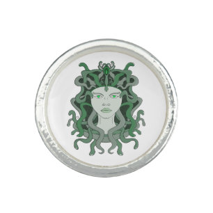 Medusa Gorgo Snake Gorgon Monster Greek Mythology Ring