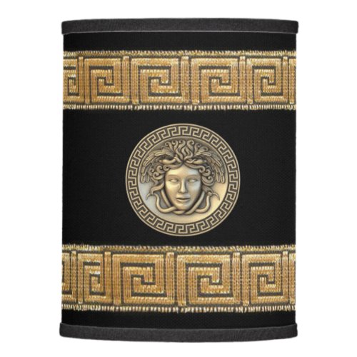 Medusa  Gorgon Greek Key Lamp Shade