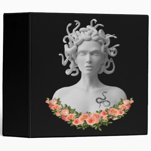 Medusa Gorgon Greek Mythology 3 Ring Binder