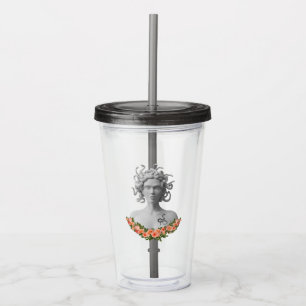 Medusa Gorgon Greek Mythology Acrylic Tumbler