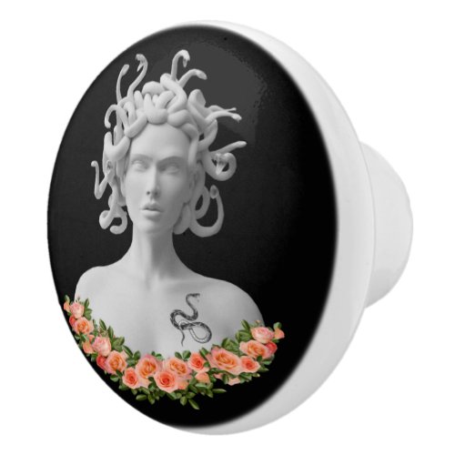 Medusa Gorgon Greek Mythology Ceramic Knob