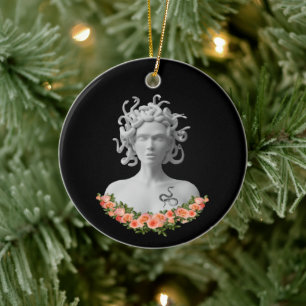 Medusa Gorgon Greek Mythology Ceramic Ornament
