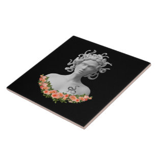 Medusa Gorgon Greek Mythology Ceramic Tile