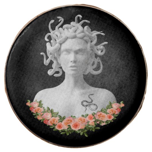 Medusa Gorgon Greek Mythology Chocolate Covered Oreo (Front)
