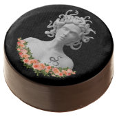 Medusa Gorgon Greek Mythology Chocolate Covered Oreo (Angled)