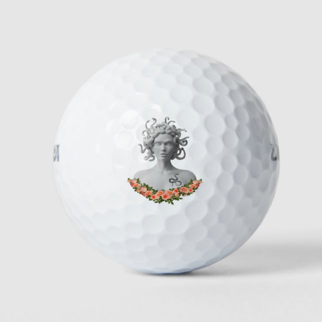 Medusa Gorgon Greek Mythology Golf Balls (Front)