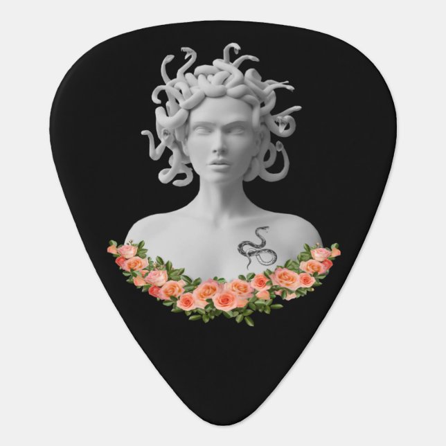 Medusa Gorgon Greek Mythology Guitar Pick (Front)