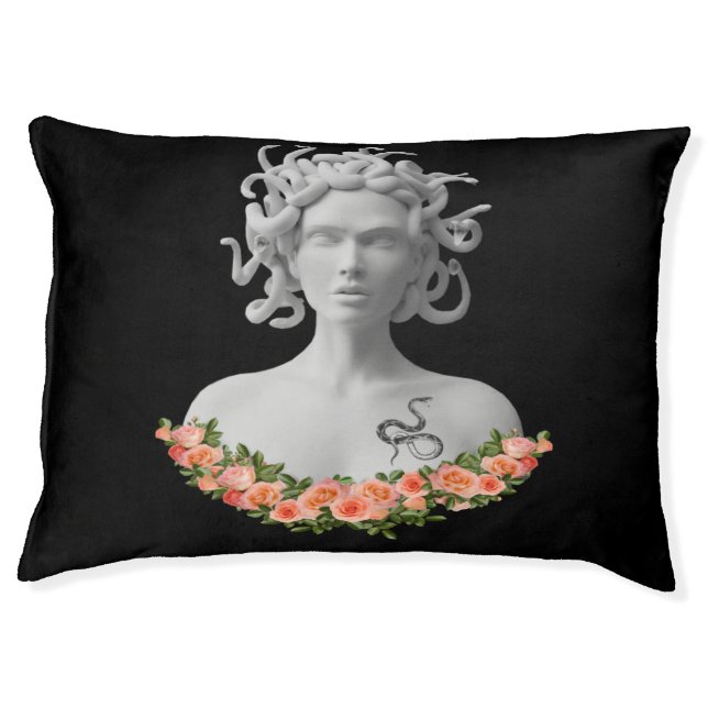 Medusa Gorgon Greek Mythology Pet Bed (Front)