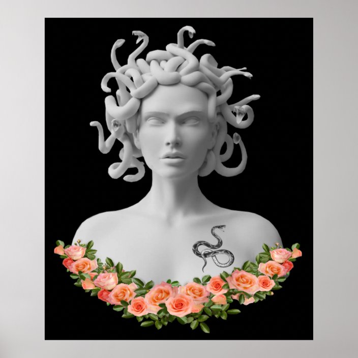 Medusa Gorgon Greek Mythology Poster | Zazzle.com