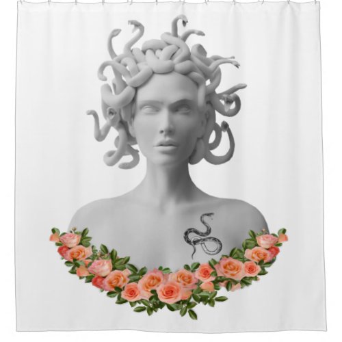 Medusa Gorgon Greek Mythology Shower Curtain