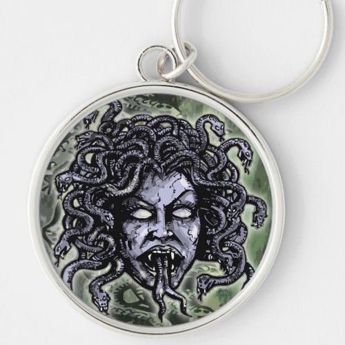 Medusa Gorgon Keychain
