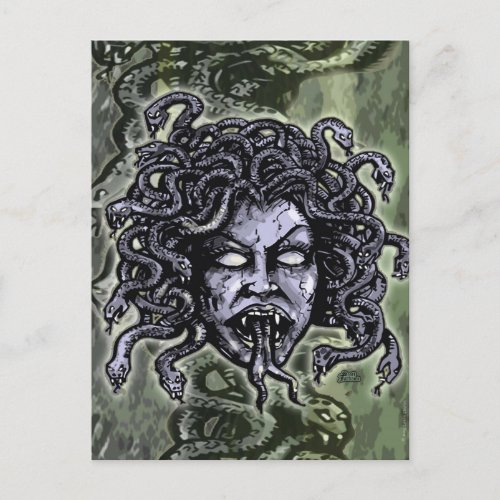 Medusa Gorgon Postcard