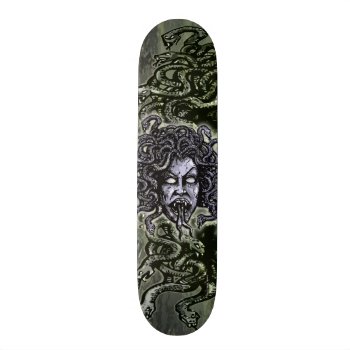 Medusa Gorgon Skateboard Deck by themonsterstore at Zazzle