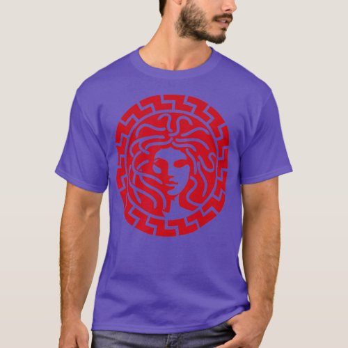 Medusa Gorgon Snake Head Greek Mythology Ancient L T_Shirt