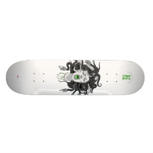 "Medusa" gray Skateboard Deck
