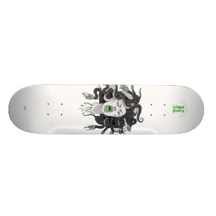 "Medusa" gray Skateboard Deck
