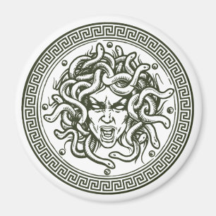Medusa Greek Mythology Creature Magnet
