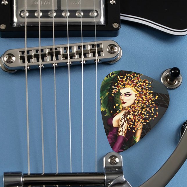 Medusa Greek Mythology Snake Gorgon  Guitar Pick (Creator Uploaded)