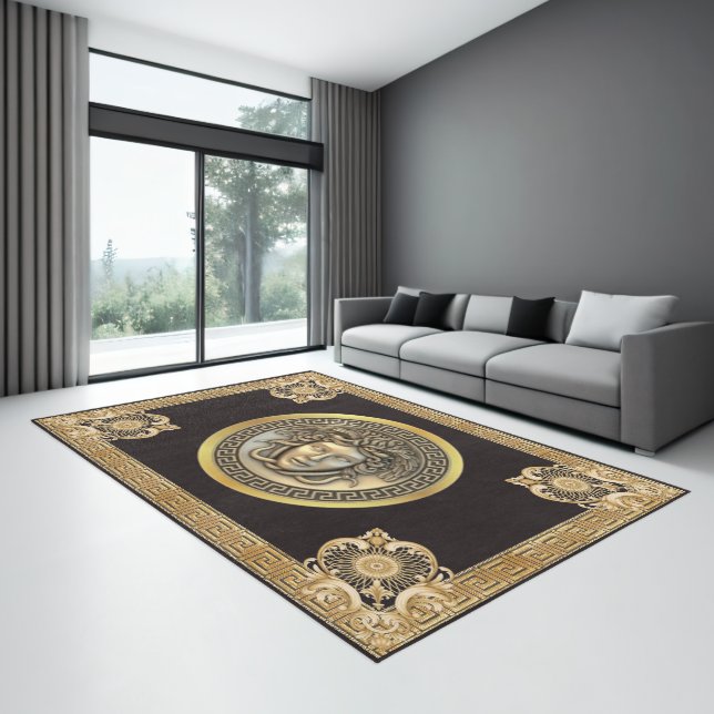 Medusa Greek Revival Neo-Classical Prestige Rug (Insitu (Indoor 3))