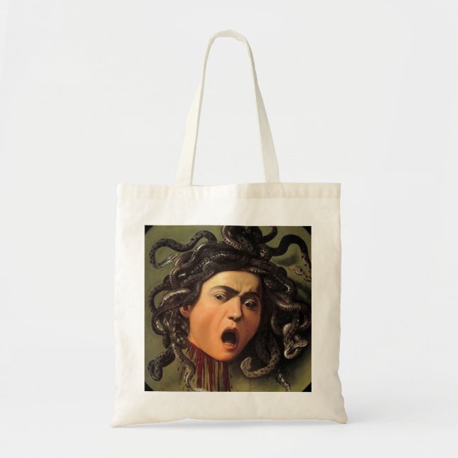Medusa Head By Caravaggio Tote Bag (Front)