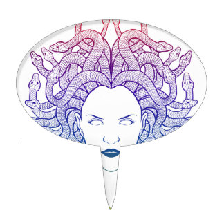 Medusa Head Cake Topper