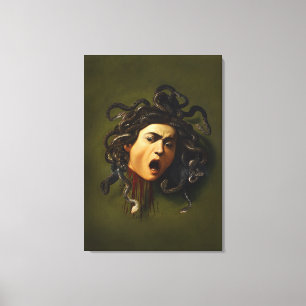Medusa head Caravaggio painting art mythology canv Canvas Print