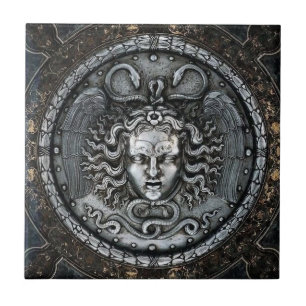 Medusa Head Ceramic Tile