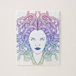 Medusa Head Jigsaw Puzzle<br><div class="desc">The Medusa was an ugly creature. Let’s have a look at how she came into existence, for she wasn’t always that ugly… Again, the Gods played their role. The Medusa was the daughter of Phorkys and Keto, the children of Gaea (Earth) and Oceanus (Ocean). She was one of the three...</div>