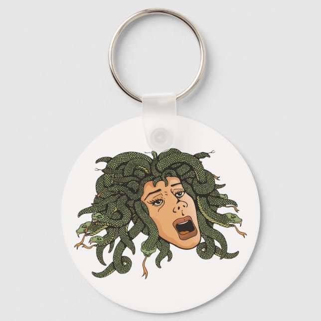 Medusa Head Keychain (Front)