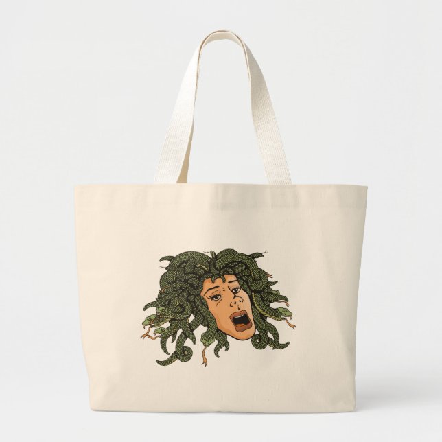 Medusa Head Large Tote Bag (Front)