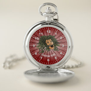 Medusa Head Pocket Watch