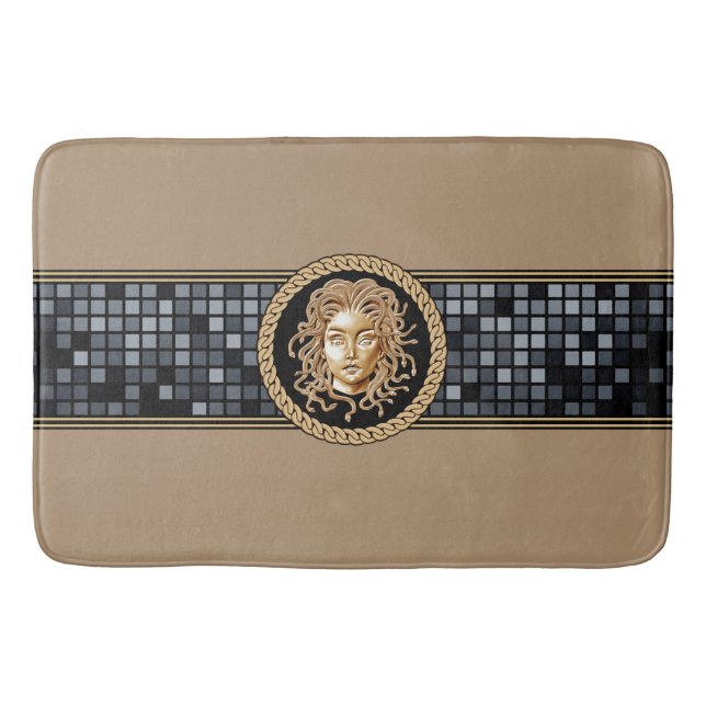 Medusa luxury  Bath Mat (Front)