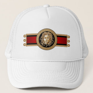 Medusa Medalion Gold Trucker Hat