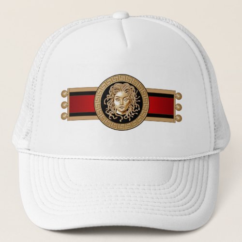 Medusa Medalion  Gold  Trucker Hat