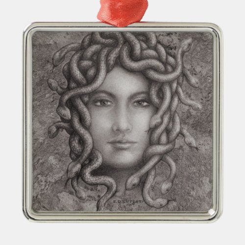 Medusa Metal Ornament